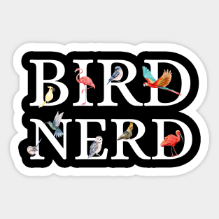 Bird Nerd Sticker